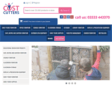 Tablet Screenshot of costcuttersuk.com
